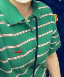 NIKE | NIKE ポロシャツ　緑　ワンポイント(ポロシャツ)