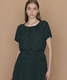 MACKINTOSH LONDON | リーフドットプリントブラウス(シャツ/ブラウス)