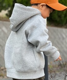 GU | KIDS(男女兼用)裏起毛ヘビーウェイトスウェットプルパーカ Harvard university カラー： 03 GRAY   商品番号：342476  1990円(パーカー)
