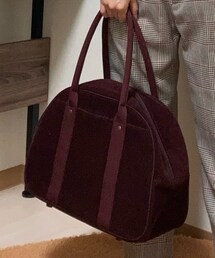 UNIQLO | コーデュロイボストンバッグ/カラー: 19 WINE(ボストンバッグ)