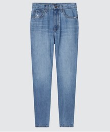 UNIQLO | ペグトップハイライズジーンズ（丈標準68cm）(デニムパンツ)
