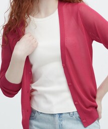 UNIQLO | ライトVネックカーディガン（長袖）(カーディガン/ボレロ)