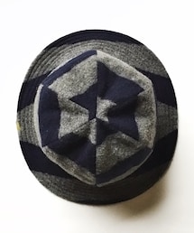 DECHO | Border Old Hat "reversible" 裏はグリーン(ハット)