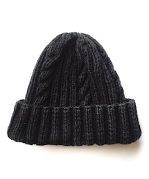 INVERALLAN | Black Indigo Knit Cap(ニットキャップ/ビーニー)