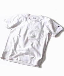 Champion | Champion(チャンピオン)×SHIPS AUTHENTIC: 別注 リバースウィーブ ポケット/クルーネック ショートスリーブ/スウェット■(スウェット)