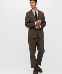 UNIQLO | スマートアンクルパンツ(ガンクラブチェック・丈標準)セットアップ可能(パンツ)