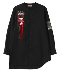 Yohji Yamamoto POUR HOMME | BLACK PATCH TWILL UNBALANCE BLOUSE

(シャツ/ブラウス)