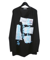 Yohji Yamamoto POUR HOMME | 紙メッセージ丸長(Tシャツ/カットソー)