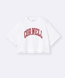 GU | コットンオーバーサイズクロップドT(Tシャツ/カットソー)
