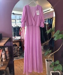 VINTAGE | プリーツシフォンロングワンピース(ワンピース/ドレス)