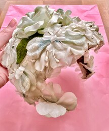 VINTAGE | vintage flower head dress(帽子)