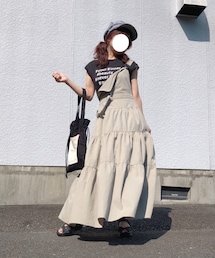 🌻外撮り | スカートサロペの色が実物と違ってしまいました💦(フィギュア)