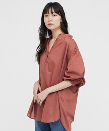 UNIQLO | コットンギャザーチュニック(シャツ/ブラウス)