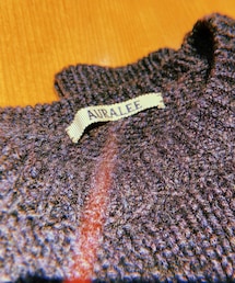 AURALEE | キャメルウールミックスニット(ニット/セーター)