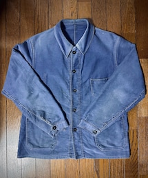 EURO Vintage | 50s Vintage EURO Moleskin Work Jacket(その他アウター)