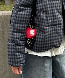 OKAJIMA 刺繍入り象デザイン ハンドバッグ　新品未使用⭐︎ 2025，格安 OKAJIMA 京友禅 和装 ハンドバッグ 布製 ブラック×ゴールド金具