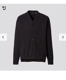 UNIQLO | ＋J シルクコットンVネックカーディガン ¥3,990(カーディガン/ボレロ)