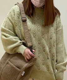 Samansa Mos2 blue | ニット/セーター