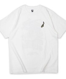 UVERwolrd | UVERwolrd 誠果produce Sax Tシャツ(ホワイト)(Tシャツ/カットソー)