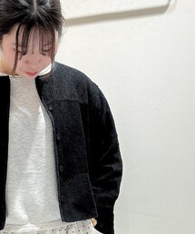 Samansa Mos2 | ノーカラージャケット