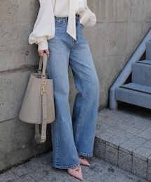 anuans | Wide leg denim/ワイドレッグデニム(デニムパンツ)