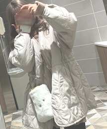GRL | ウエストドロストキルティングジャケット［kd29］アイボリー　¥2499(ジャケット/アウター)