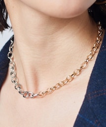 SETUP7 | 【MAISON BREEZE】バイカラーショートネックレス INF(ネックレス)