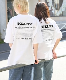KELTY | 【KELTY】別注 Back Print vintage archive classical LOGO crewneck S/S Tee TYPE-1 ヴィンテージクラシカルロゴ半袖Tシャツ(Tシャツ/カットソー)