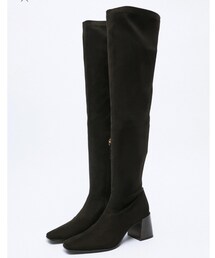 ZARA | ストレッチレッグ ニーハイブーツ(ブーツ)