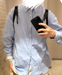 NAUTICA | 下北でdigってきたサックスブルーシャツ。単品ではこれもお気に入り。(シャツ/ブラウス)