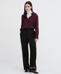 UNIQLO | タックワイドパンツ（ワンタック・丈標準69～71cm）/サイズ:S(スラックス)