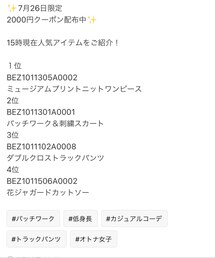 15時現在のランキングは?✨ | その他