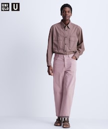 UNIQLO | ワイドフィットカラージーンズ(デニムパンツ)