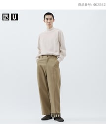 UNIQLO | ワイドフィットチノ(チノパンツ)