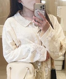 Samansa Mos2 | レースカットシャツ(シャツ/ブラウス)