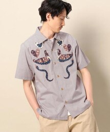BOHEMIANS | GINGHAM DUCK SHORT SLEEVE SHIRT(シャツ/ブラウス)