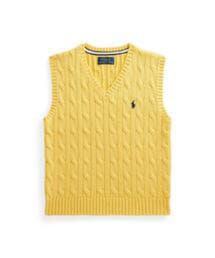POLO RALPH LAUREN | KIDS ケーブルニット コットン セーターベスト(ベスト)