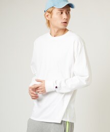 Champion | 袖ワンポイント 長袖Tシャツ CC8C(Tシャツ/カットソー)
