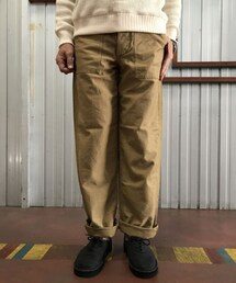 orSlow | US ARMY アーミーファティーグパンツ 綿100%バックサテン(カーゴパンツ)