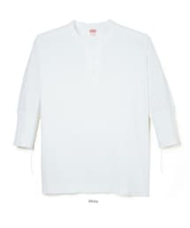 Healthknit | ヘンリーネック 7分袖Tシャツ(Tシャツ/カットソー)