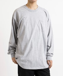 GILDAN | 6.0 oz ウルトラコットン胸ポケットロングスリーブTシャツ (Tシャツ/カットソー)
