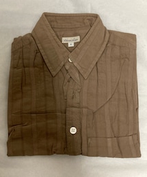 Steven Alan | O/D DOBBY STRIPE REVERSE SEAM SSL半袖シャツ(シャツ/ブラウス)