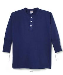 Healthknit | ヘンリーネック 7分袖Tシャツ(Tシャツ/カットソー)