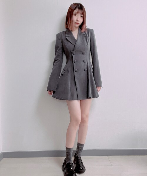 meltthelady ワンピース melt. - melt the lady thick belt jacket onepieceの通販 by ゆ