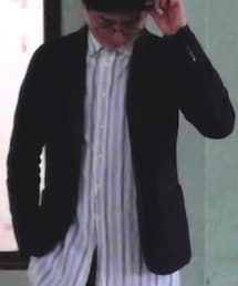 no brand | レザーラペルジャケット(テーラードジャケット)