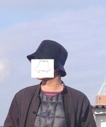 no brand | 無地配色切替のバケット(ハット)