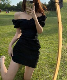 no brand | 小黑裙(チュニック)