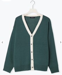 Melan Cleuge | ◎配色衿カーディガン / Lサイズ(カーディガン/ボレロ)