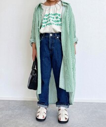 韓国子供服 | シャツワンピース