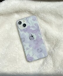 CECIL McBEE | iPhone16 iPhone16Pro iiPhone16e iPhone16ProMax iPhone16Plus iPhone15 iPhone14 iPhone13 iPhone15Pro セシルマクビー [花柄プリントTPUクリアケース/スイートピー](スマホケース/カバー)